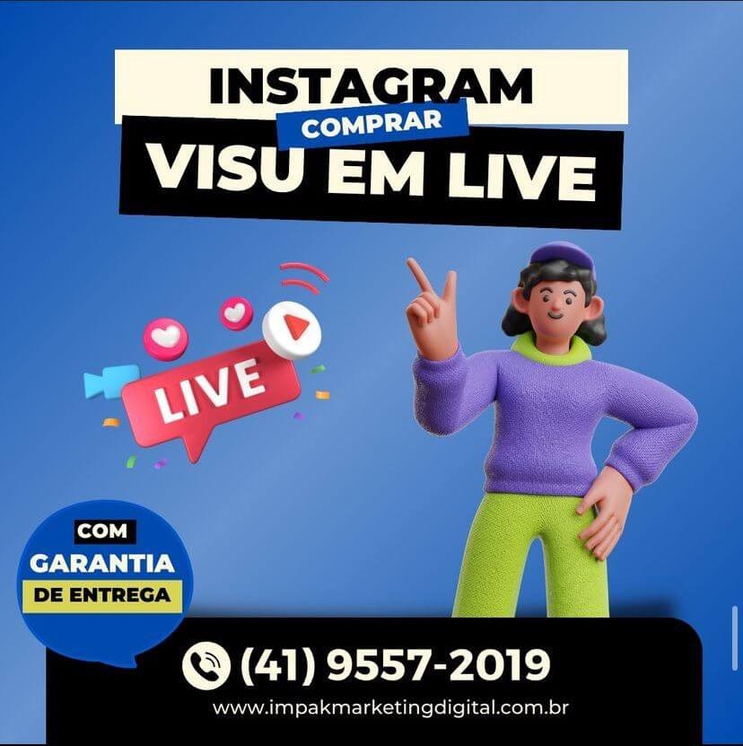 Comprar Visualizações em Live no Instagram