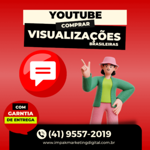 Comprar Visualizações YouTube -Views no YouTube brasileiras