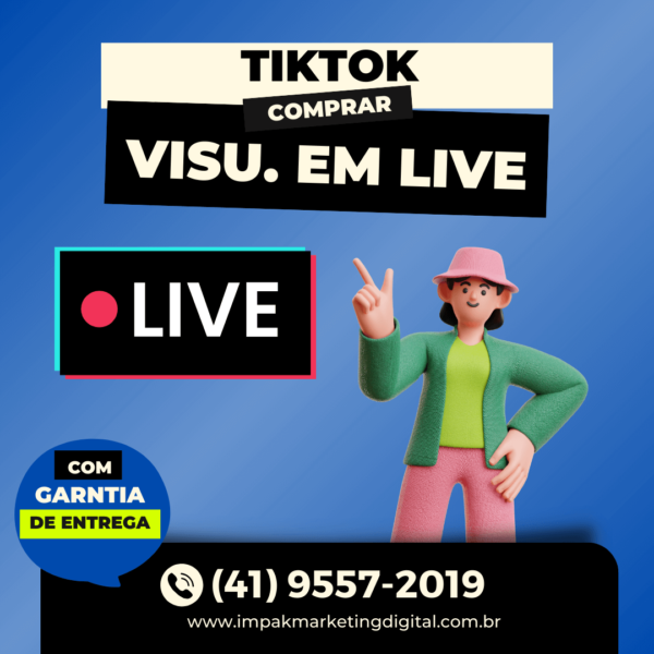 Visualizações em Live no TikTok